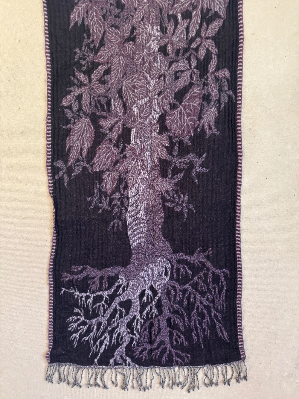 Purple Tree Shawl